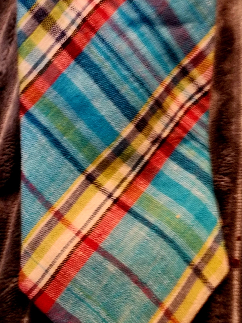 Paul Stuart Plaid Tie
